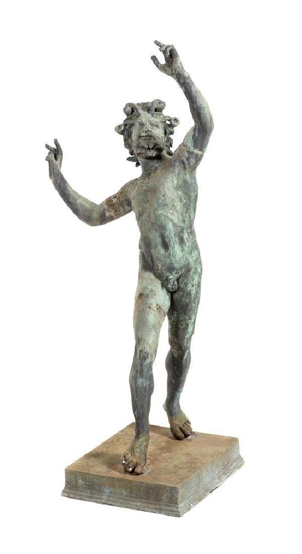An Italian Cast Metal Figure of the Dancing Fawn of (1 of 1)