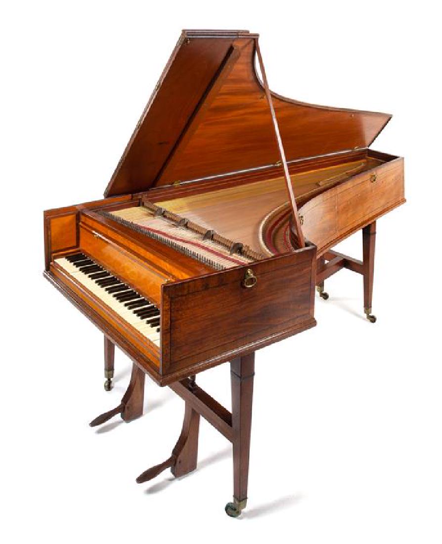 A Continental Mahogany Pianoforte (1 of 1)