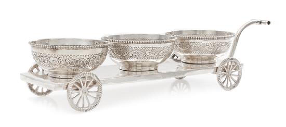 An American Silver Condiment Trolley, George L. Vose (1 of 1)