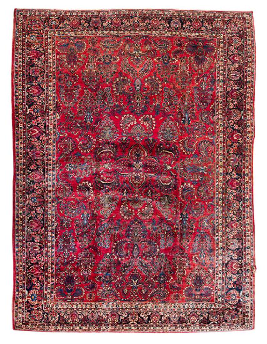 * A Sarouk Wool Rug 16 feet 8 inches x 9 feet 11 (1 of 1)