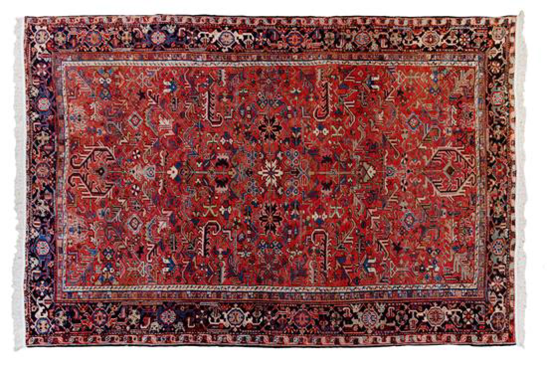 A Heriz Wool Rug 11 feet 2 inches x 8 feet 5 inches. (1 of 1)