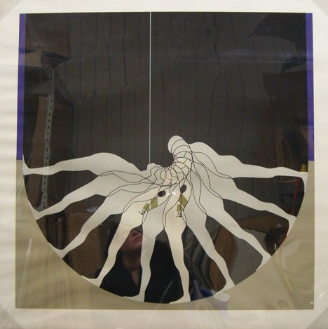 ERNEST TROVA (American b. 1927) Falling Man: ERNEST TROVA (American b. 1927) Falling Man 1969, pencil signed, dated, and numbered 102/175 in the margin. Color silkscreen. 24 x 23-7/8 in. Unframed