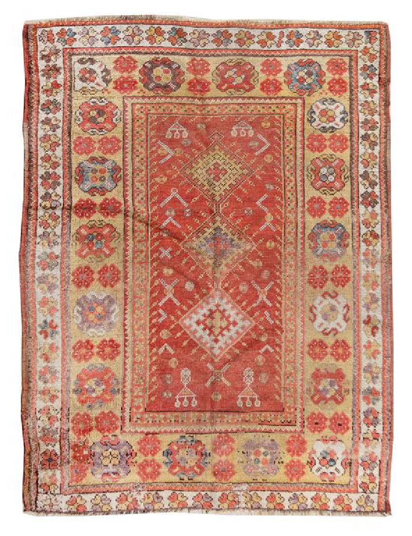 A Turkish Wool Rug 5 feet 2 inches x 3 feet 11 inches. (1 of 1)