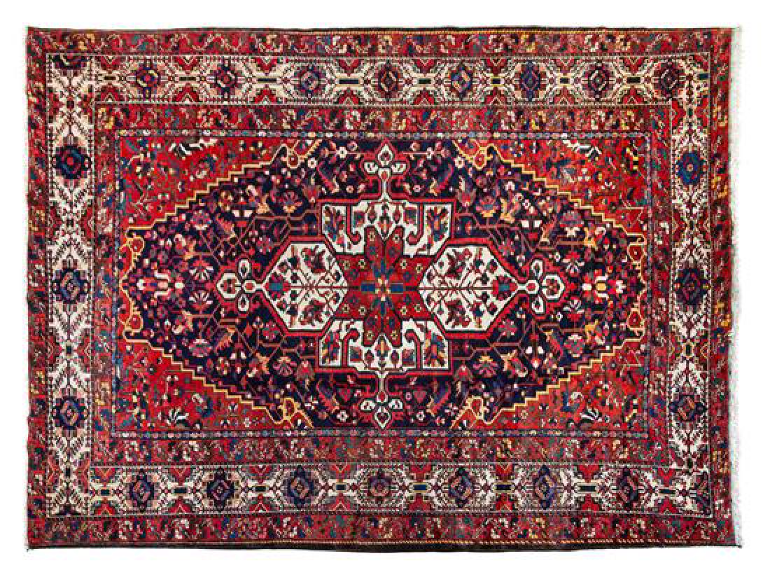A Bakhtiari Wool Rug 13 feet 6 inches x 10 feet 4 (1 of 1)
