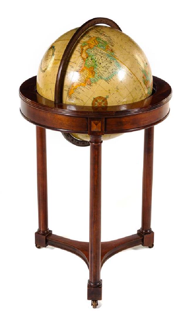 An American Sixteen-Inch Library Globe Height 38 (1 of 1)
