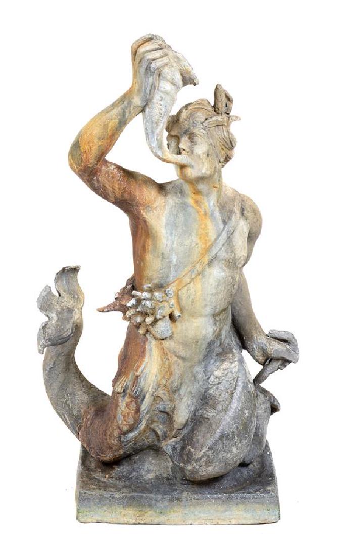 A Cast Lead Garden Figure Height 27 inches. (1 of 1)