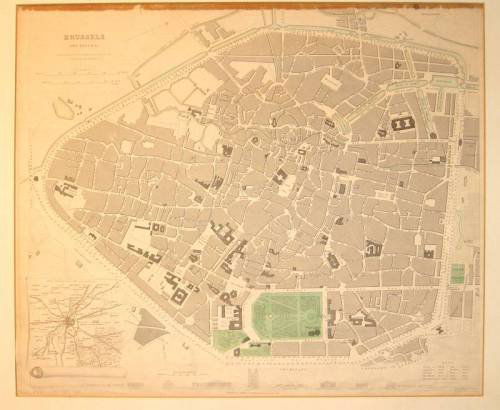 9 pieces. Hand & Outline-Colored Engraved Maps. [: 9 pieces. Hand & Outline-Colored Engraved Maps. [Blaeu, William & Joan?] Woerden." [Amsterdam], [ca. 1640]. 6 x 9 inches (152 x 228 mm). Toned. * 8 assorted small format 18th & 19th-Century European,