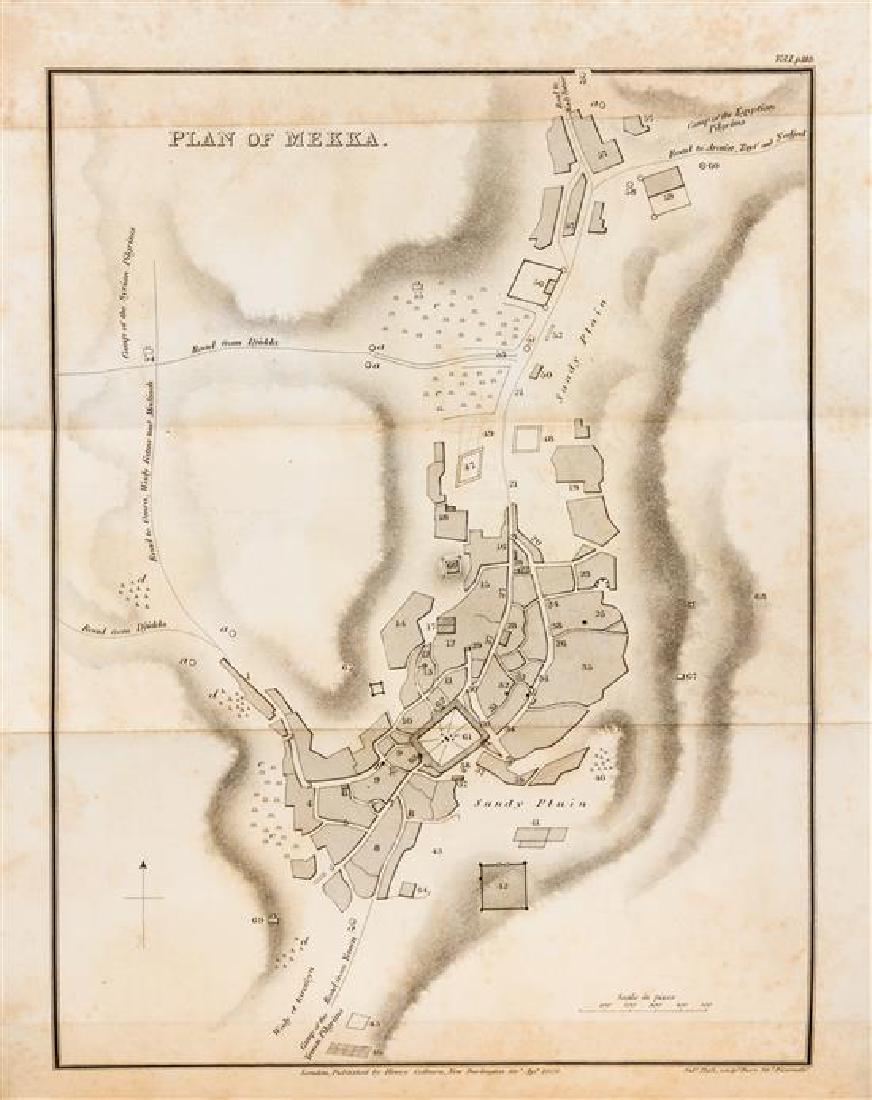 * BURCKHARDT, Johann Ludwig (1784-1817). Travels in: * BURCKHARDT, Johann Ludwig (1784-1817). Travels in Arabia, comprehending an Account of those territories in Hadjaz which the Mohammedans regard as sacred.... Published by Authority of The African Ass