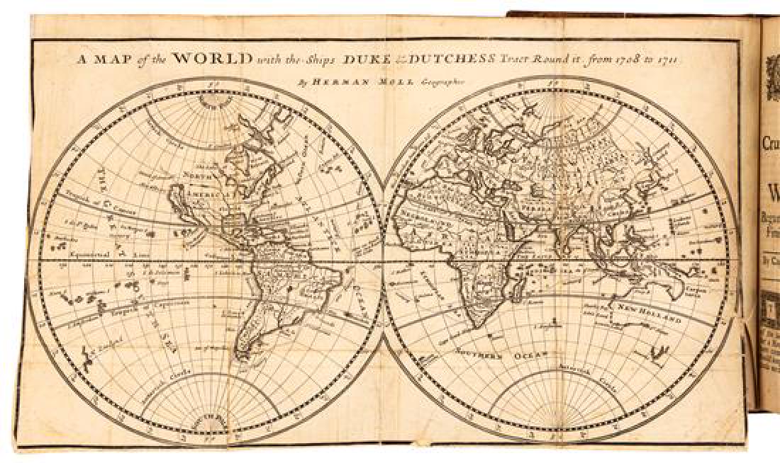 * ROGERS, Woodes, Captain (d.1732). A Cruising Voyage: * ROGERS, Woodes, Captain (d.1732). A Cruising Voyage round the World: First to the South-Seas, thence to the East-Indies, and homewards by the Cape of Good Hope... 1708... 1711. London: for A. Bell a
