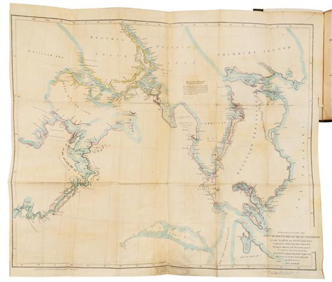 * RAE, John (1813-1893). Narrative of an Expedition to: * RAE, John (1813-1893). Narrative of an Expedition to the Shores of The Arctic Sea in 1846 and 1847. London: T. & W. Boone, 1850. 8vo (221 x 136 mm). 2 engraved folding maps (backed with Japan tissue