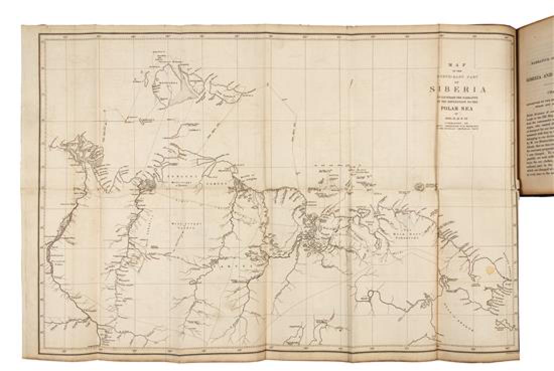 * WRANGEL, Ferdinand Petrovich von (1797-1870).: * WRANGEL, Ferdinand Petrovich von (1797-1870). Narrative of an Expedition to the Polar Sea, in the Years 1820, 1821, 1822, &1823. London: James Madden, 1840. 8vo. With folding engraved map (mounted o