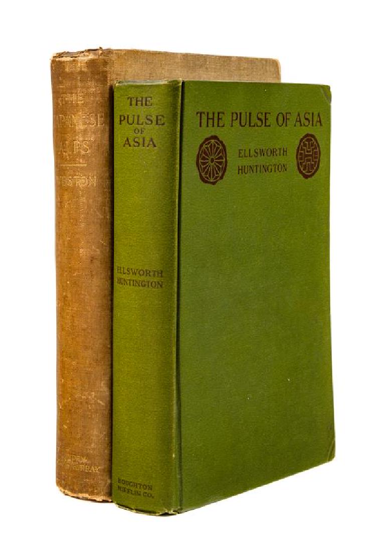* [JAPAN]. WESTON, Walter (1861-1940). Mountaineering: * [JAPAN]. WESTON, Walter (1861-1940). Mountaineering and Exploration in the Japanese Alps. London: John Murray, 1896. 8vo. 2 folding maps, numerous plates. Original publisher's cloth. FIRST EDITION.