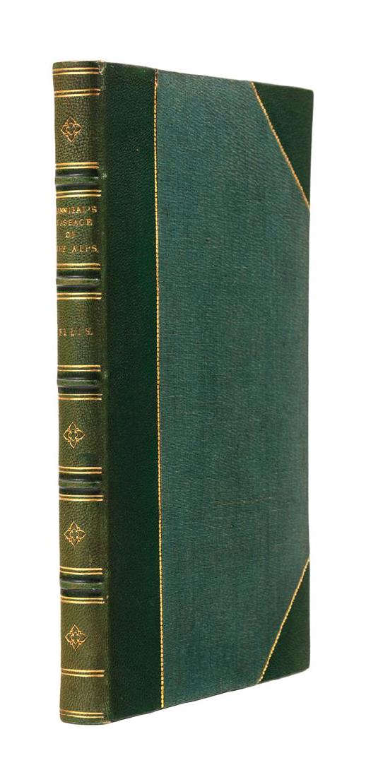 * ELLIS, Robert. A. (1820-1885). Treatise on Hannibal's: * ELLIS, Robert. A. (1820-1885). Treatise on Hannibal's Passage of the Alps, in which his route is traced over the Little Mont Cenis. Cambridge: J. Deighton, and London: John Parker, 1853. 8vo. With 6