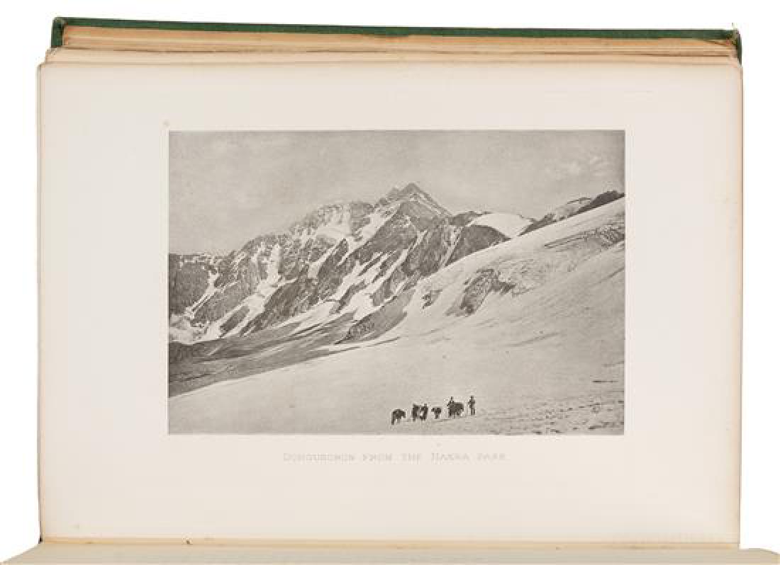 * FRESHFIELD, Douglas W. (1845-1934). The Exploration: * FRESHFIELD, Douglas W. (1845-1934). The Exploration of the Caucasus. London: Edward Arnold, 1896. 2 volumes, 4to. With 76 photogravure plates on heavy paper, 3 folding photogravure panoramas, & 3 fo
