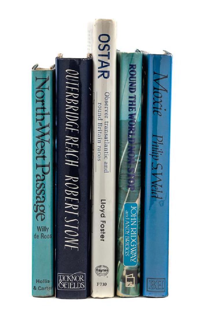 * [YACHTING IV]. A group of 28 works, including:: * [YACHTING IV]. A group of 28 works, including: DE ROOS, Willy. North-West Passage. London: 1980. -- FOSTER, Lloyd. OSTAR: The full story of The Observer single-handed transatlantic and the two-hande