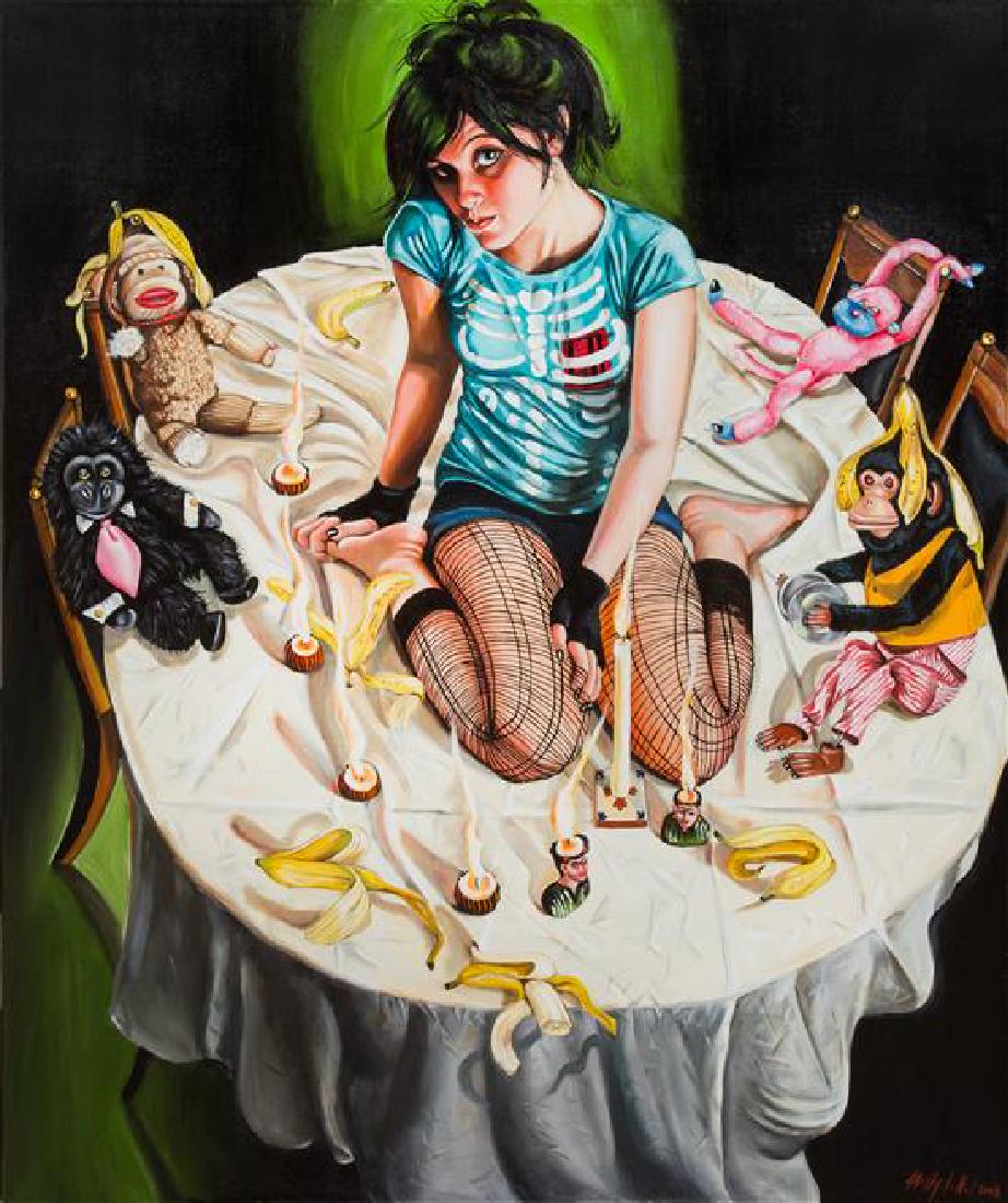 * Shelly Laffal, (American, b. 1952), Going Bananas, (1 of 1)