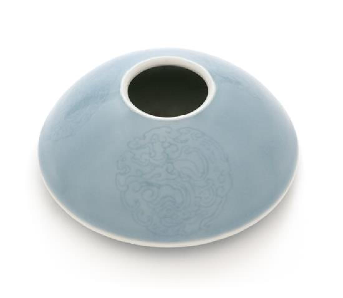 A Claire-de-Lune Glazed Porcelain Water Coupe Diameter (1 of 1)