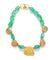 * An 18 Karat Yellow Gold and Multigem Necklace, 114.25