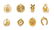 A Collection of Yellow Gold, Gemstone and Enamel