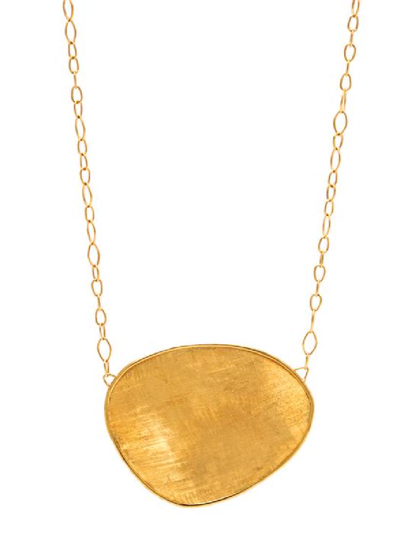 An 18 Karat Yellow Gold 'Lunaria' Necklace, Marco (1 of 1)