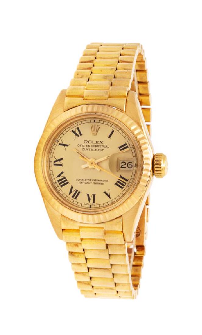 An 18 Karat Yellow Gold Ref. 6917 'Oyster Perpetual (1 of 1)