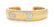A 14 Karat Yellow Gold and Diamond Cuff Bracelet, 27.00