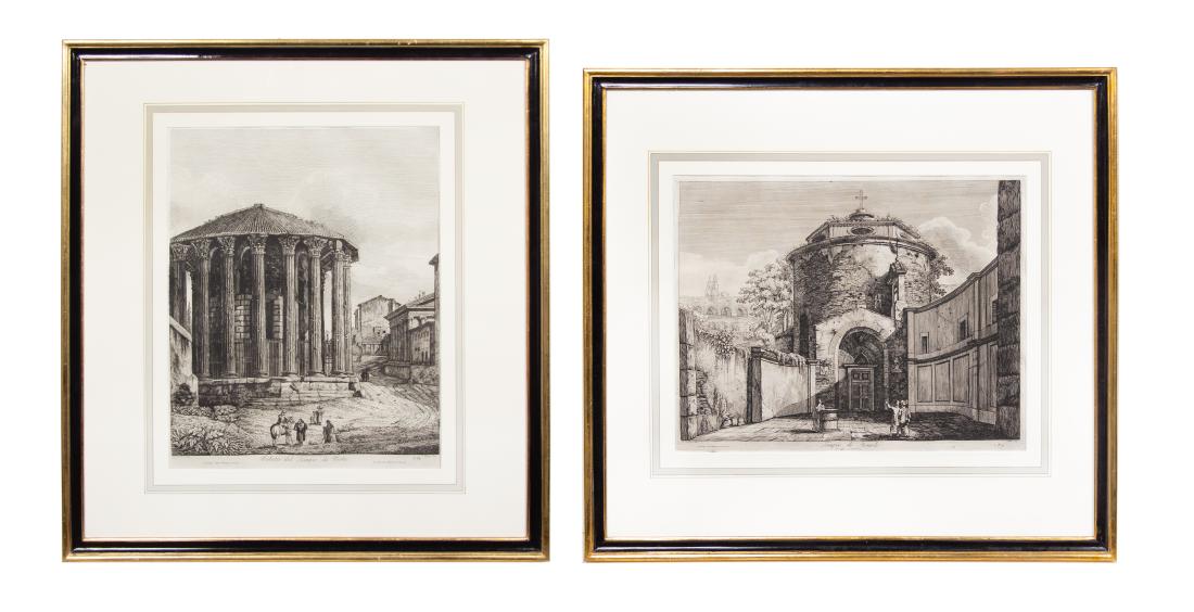 Two Continental Engravings First image 17 x 14 inches. (1 of 1)