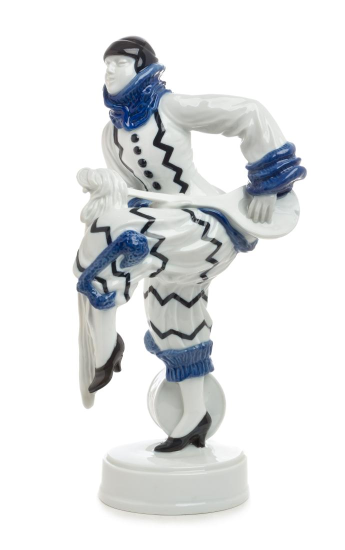 A Rosenthal Porcelain Figure Height 14 1/4 inches. (1 of 1)