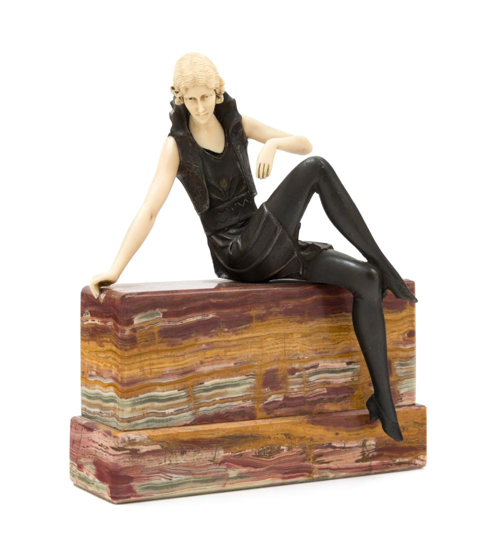 Art Deco, France, 1930s, Sculpture of a Woman (1 of 1)