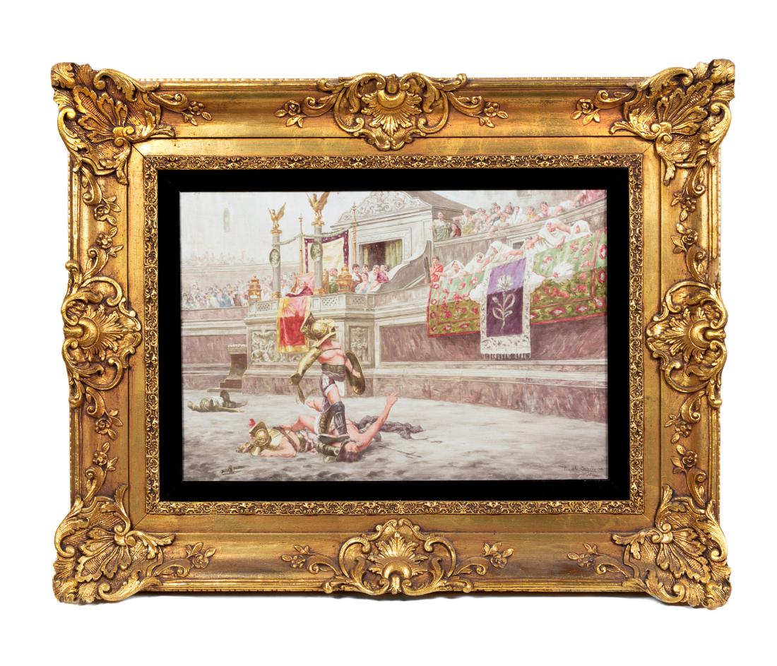 * A Pasquale Cappelli Faience Plaque 16 x 23 3/4 (1 of 1)