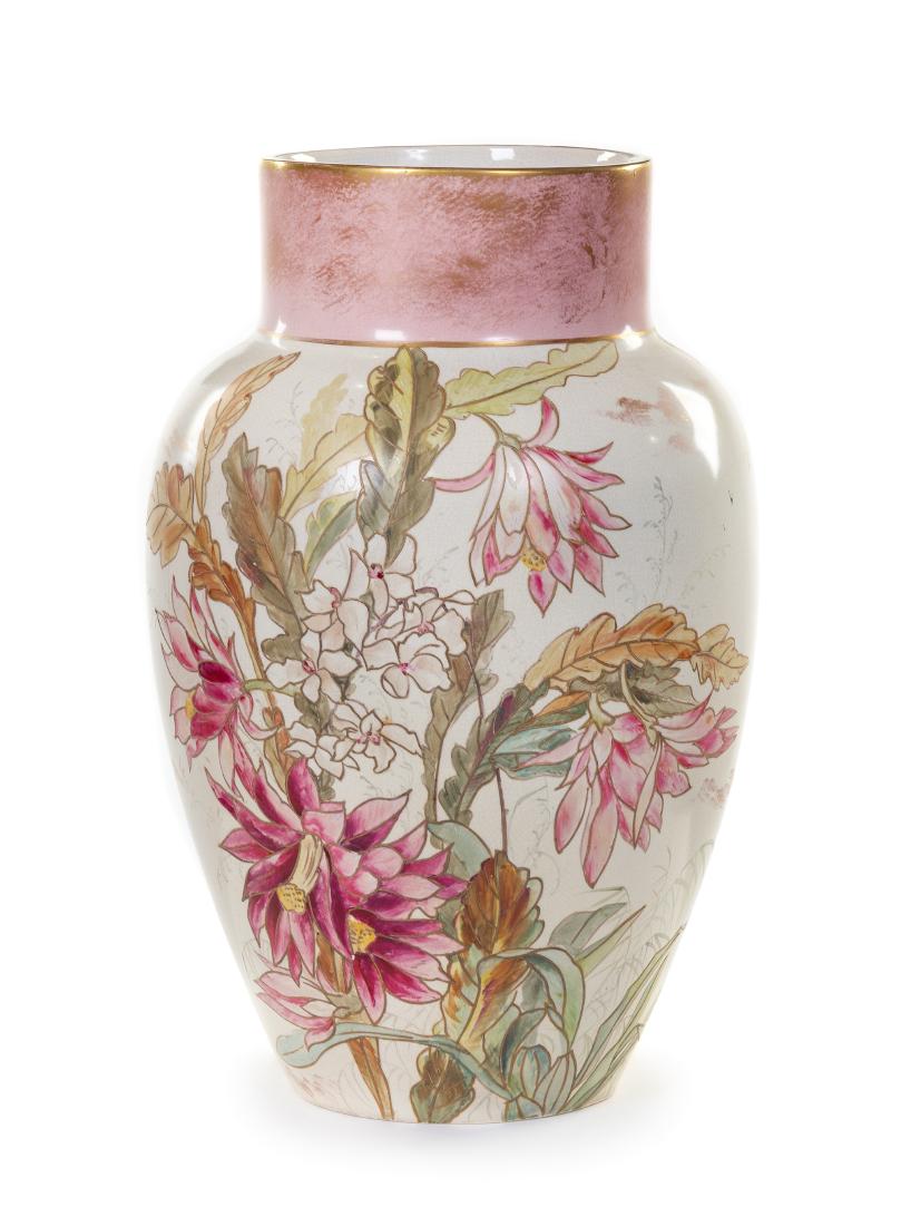 A Thomas Forester & Sons Porcelain Vase Height 18 1/2 (1 of 1)