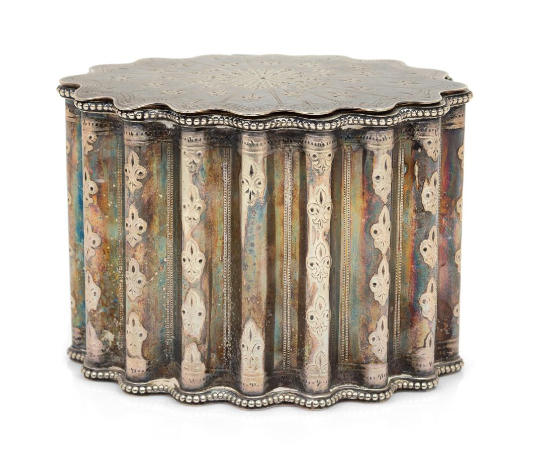 An English Silver-Plate Tea Caddy, Elkington & Co., (1 of 3)