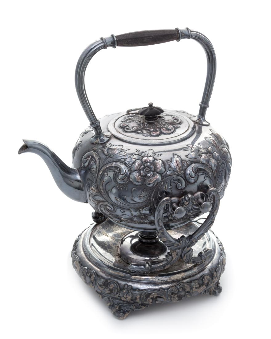 * An American Silver-Plate Teapot, E.G. Webster, New (1 of 2)