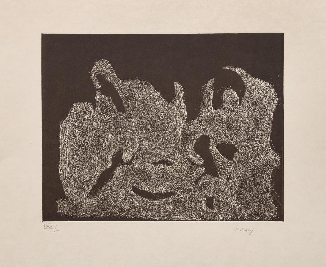 * Mark Tobey, (American, 1890-1976), Awakening Dawn, (1 of 2)