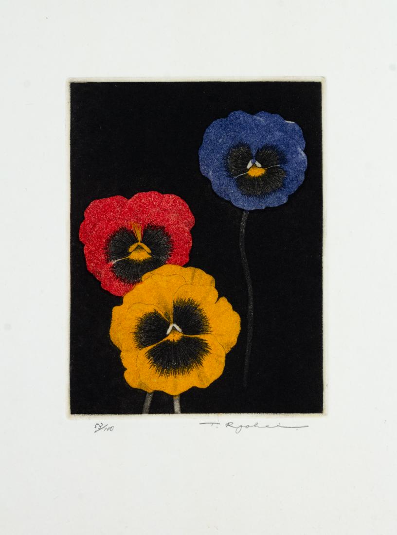 Ryohei Tanaka, (Japanese, b. 1933), Pansy (1 of 1)
