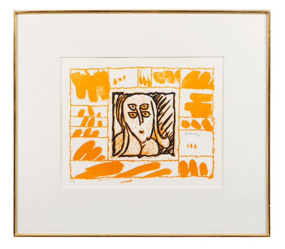 * Pierre Alechinsky, (Belgian, b. 1927), Plate IX (1 of 1)