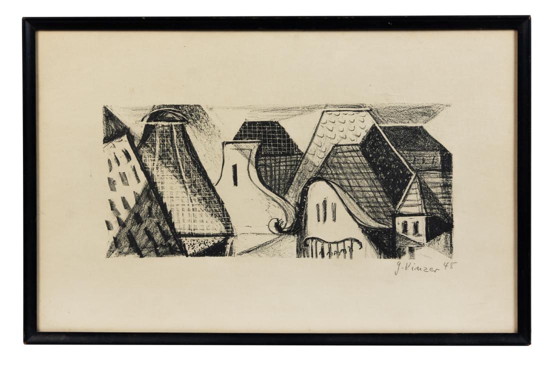 * G. Kinzer, (American, 20th Century), Houses and (1 of 1)