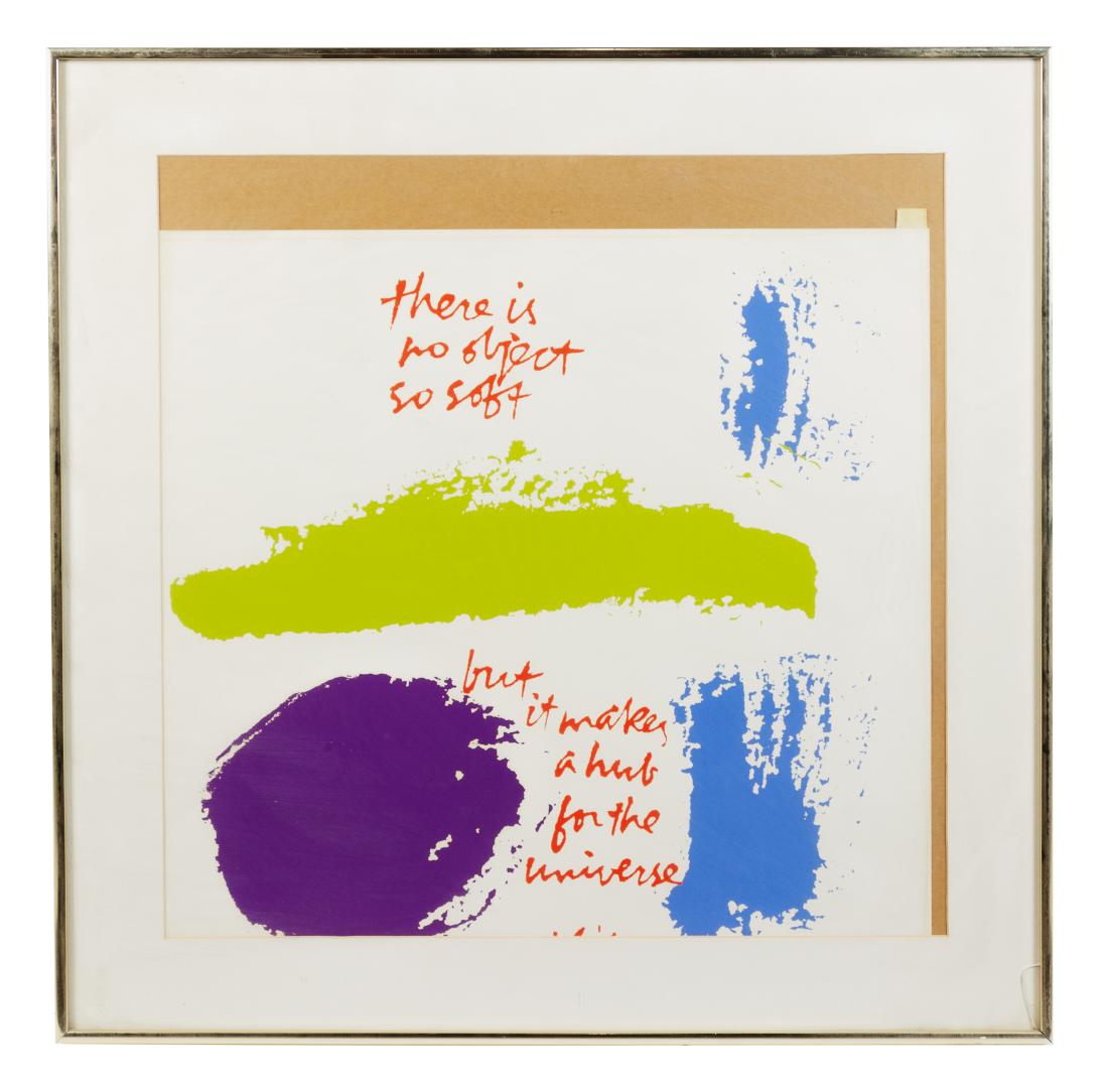 * Sister Mary Corita Kent, (American, 1918-1986), So (1 of 1)