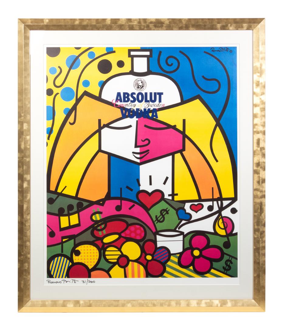 * Romero Britto, (Brazilian, b. 1963), Absolut (1 of 1)