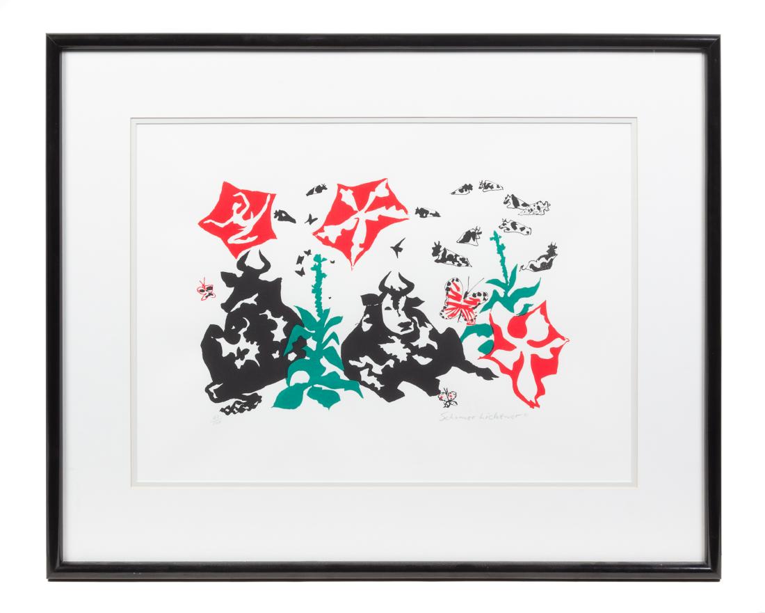 * Schomer Lichtner, (American, 1905-2006), Cows (1 of 1)