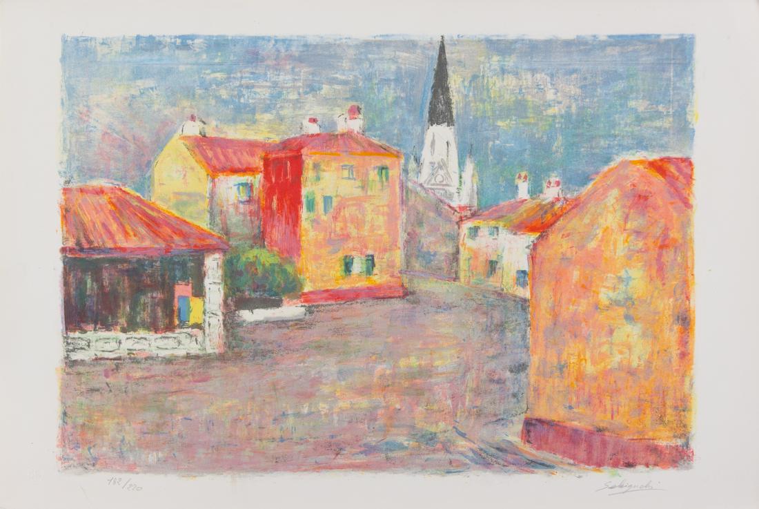 Shungo Sekiguchi, (Japanese, 1911-2002), Le Village (1 of 1)