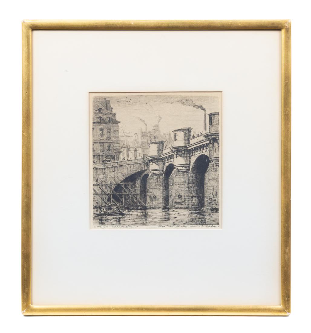 *Charles Méryon, (French, 1821-1868), Le Pont Neuf, (1 of 1)