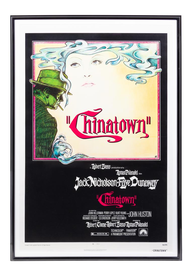 * An Original Chinatown Movie Poster 45 x 30 3/4 inches (1 of 1)