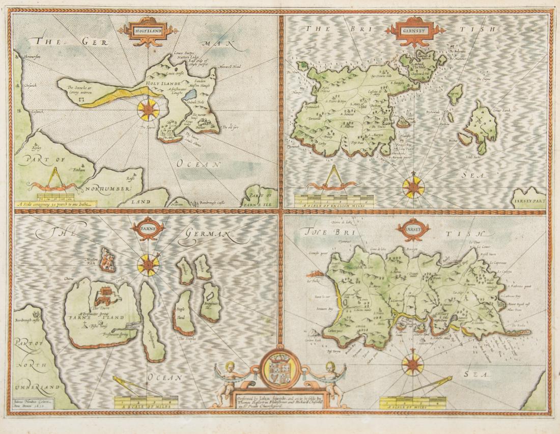 * SPEED, John (1552-1629). Holy Iland / Garnsey / Farne (1 of 1)