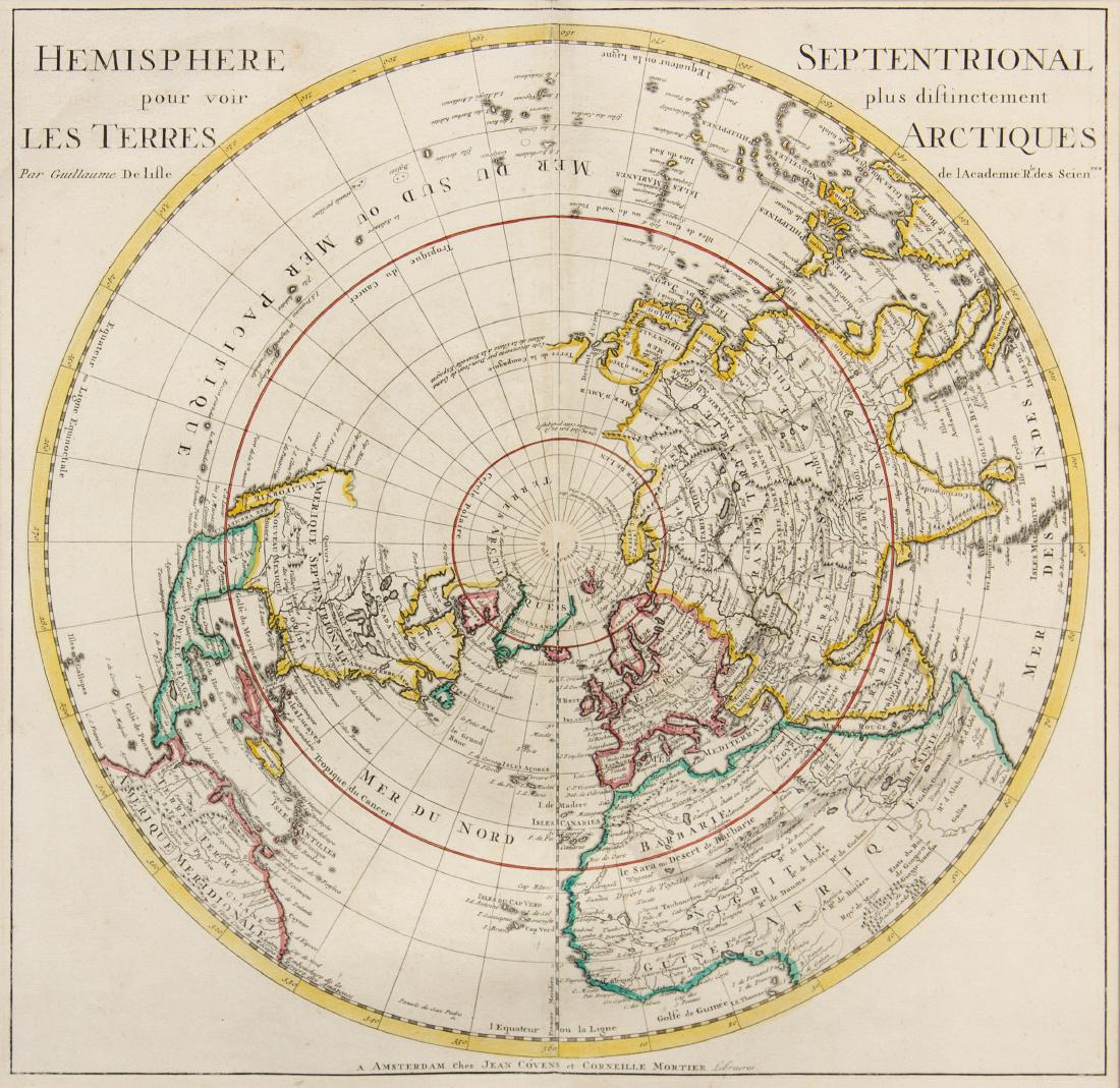 * DELISLE, Guillaume (1675-1726). Hemisphere (1 of 1)