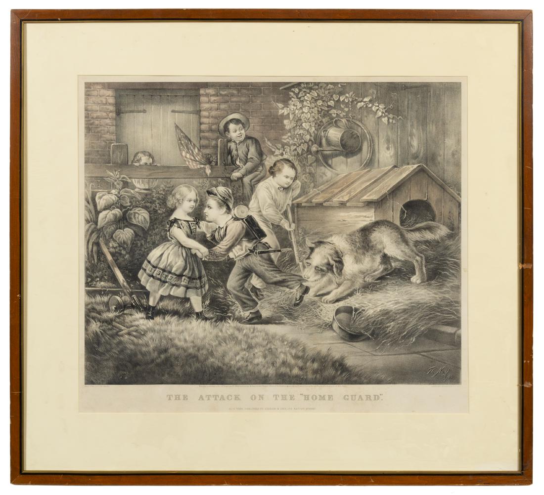 *After Currier & Ives, , The Attack on the Home Guard (1 of 1)