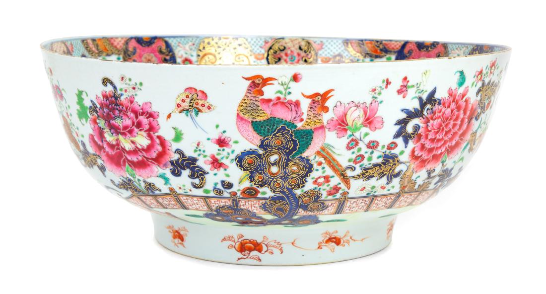 * A Chinese Export Punch Bowl Height 6 5/8 x diameter (1 of 1)