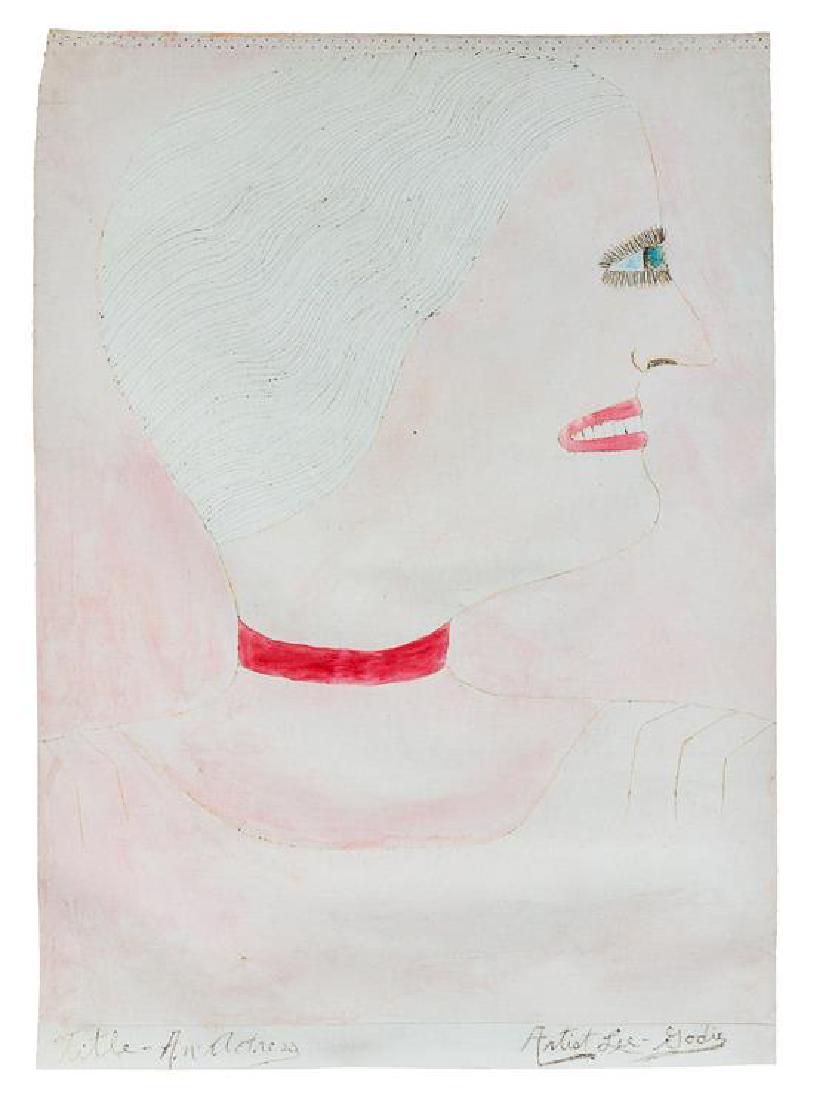 Lee Godie, (American, 1908-1994), Actress (Betty Davis) (1 of 1)