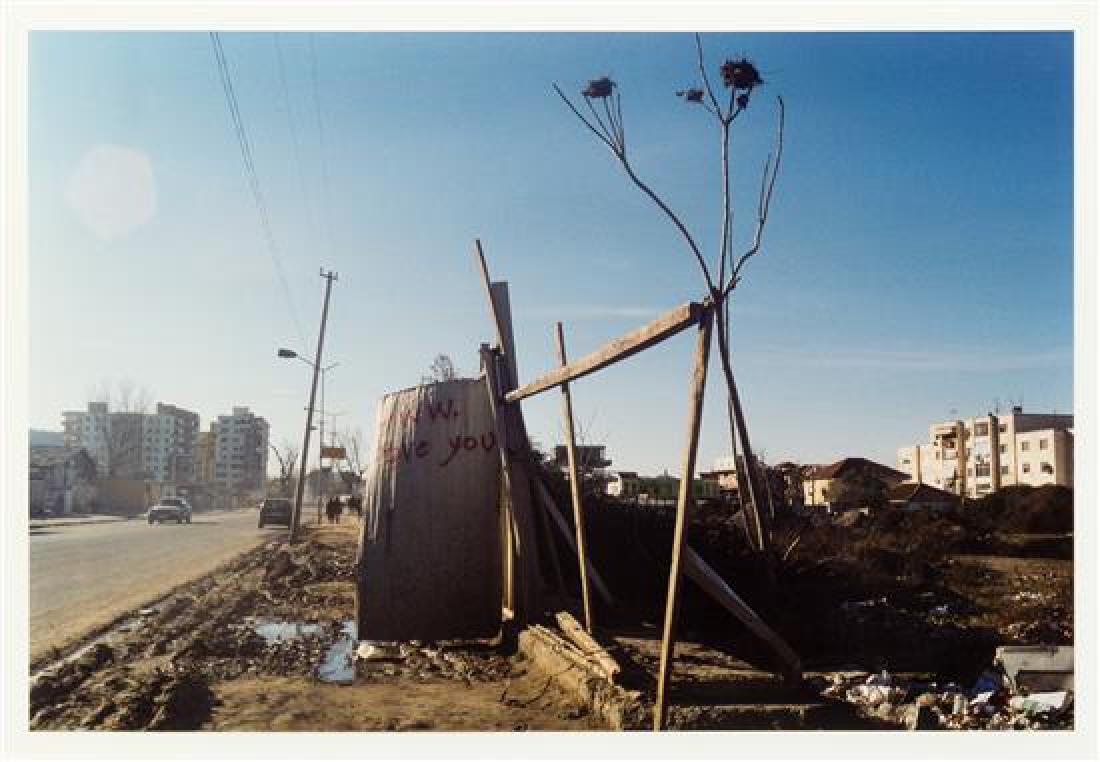 Anri Sala, (Albanian, b. 1974), I love you, from Point: Anri Sala (Albanian, b. 1974) I love you, from Point of View: An Anthology of the Moving Image, 2002 c-print initialed and numbered 160/250 in pencil (on label verso) 11 x 16 1/2 inches. Estimate $2,0