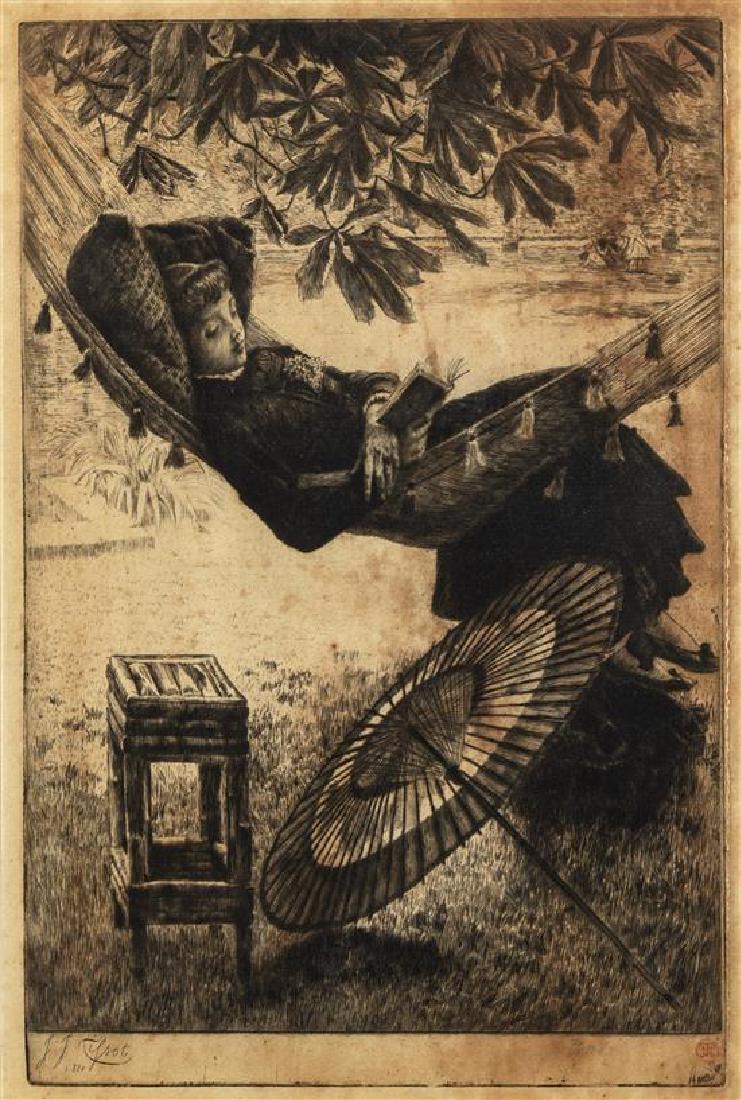 James Tissot, (French, 1836-1902), Le Hamac (The (1 of 1)